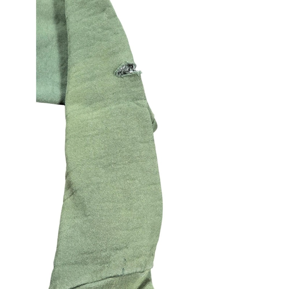 Vintage Fruit of the Loom Bontrager Cycles Bike Sport Green Hoodie Mens L - Picture 8 of 14